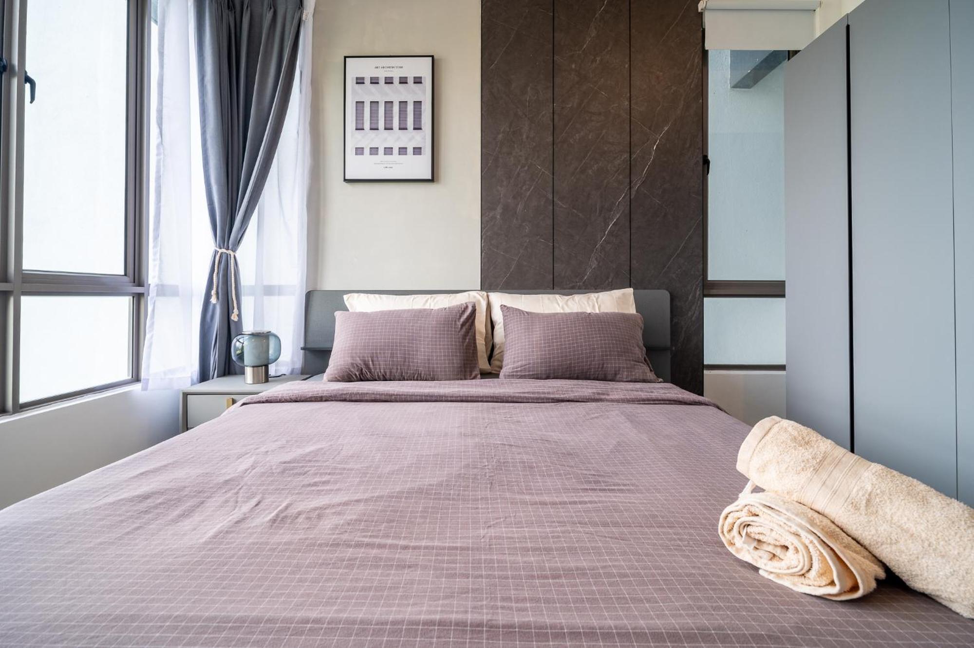 Serene Minimalist Family Retreat 2-7pax &sunrise View * Brinchang